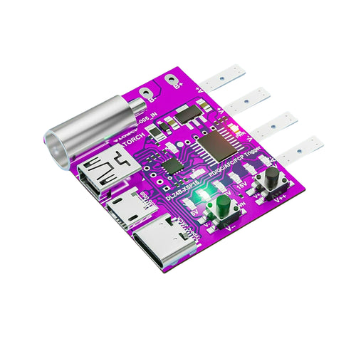 Treedix Voltage Current Tester Multimeter PD3.0/3.1 Trigger,4-Wire Output Fast Charging Protocol High Voltage Trigger Board, PD/QC/AFC/FCP Multiprotocol Voltage Meter Support 5V/9V/12V/15V/20V/28V