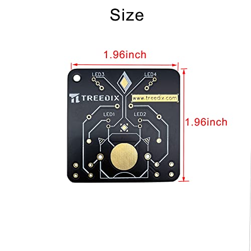 Treedix 2 Sets of Solder Practice Projects DIY Electronics Kits Circuit Boards Trainning Board With Battery For Beginners, Students and DIYers
