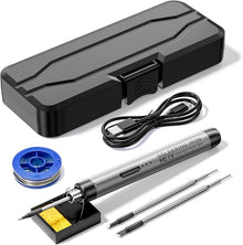 Treedix Mini Draadloze Soldeerboutset, Draagbare Soldeerbout met 3 Temperatuurstanden, USB-Oplaadbare Soldeerset 8-10W voor DIY Elektronica-soldeerprojecten