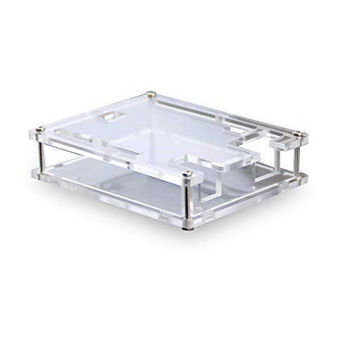 Treedix Acrylic Experimental Clear Case Compatible with Base-Plate Compatible with Arduino UNO R3 Board
