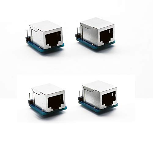 Treedix RJ45 RJ11 8-pin Connector (8P8C) and Breakout Board Kit Compatible with Ethernet DMX-512 RS-485 RS-422 RS-232 (Unassambled)