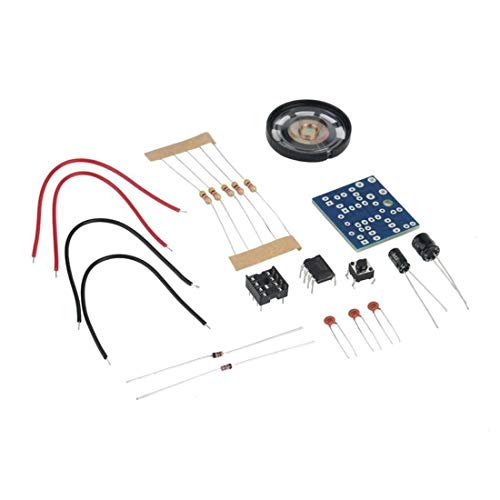 Treedix Perfect Doorbell Electronic DIY Kit Compatible with Home Security 6V PCB 3.9 x 3.5 cm.