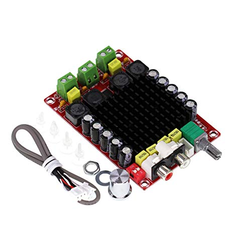 Treedix TDA7498 Audio Amplifier Board 100W+100W High Power Class D Audio Amplifier Amp Module Compatible with 8¦¸ Subwoofer Computer Speaker Motorcycle Home Theaters Active Speakers