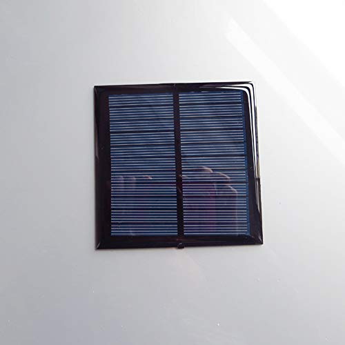 Treedix  Polysilicon Solar Panel Glue Solar Cell Battery Charger DIY Solar Product Mini Small Solar Panel Module Kit Polycrystalline Silicon Encapsulated in Waterproof Resin