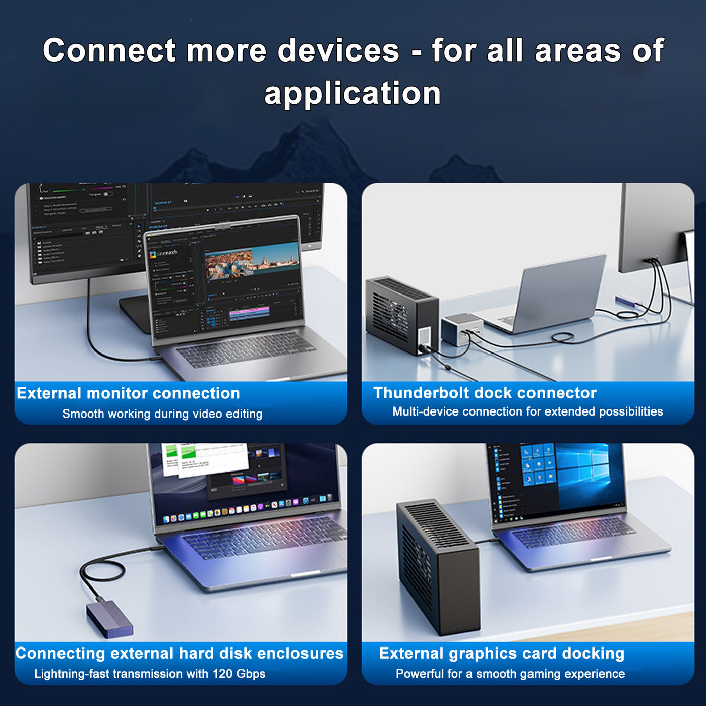 Treedix 120Gpbs USB C Cable for Thunderbolt 5 Cable, PD240W Fast Charger Cable,  USB C Cable to USB C 1m, 16 K / 8 K Video Transmission, USB C Data Cable Compatible with Thunderbolt 4/3、USB4/3.2/3.1/3.0/2.0