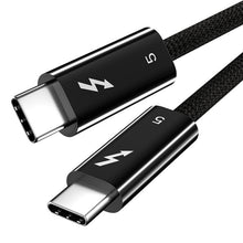 Treedix 120Gpbs USB C Cable for Thunderbolt 5 Cable, PD240W Fast Charger Cable,  USB C Cable to USB C 1m, 16 K / 8 K Video Transmission, USB C Data Cable Compatible with Thunderbolt 4/3、USB4/3.2/3.1/3.0/2.0