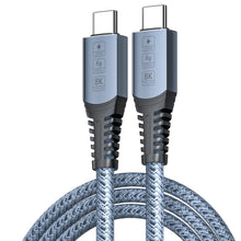 Treedix USB C to USB C Cable, PD240W Type C Data Cable, USB C 3.2 Fast Charging Cable Supports 40Gbps Data Transfer, 8K@60Hz Video Transfer for Thunderbolt 3/4, Laptop, Mobile Phone, Tablet(1.8m/5.9ft)