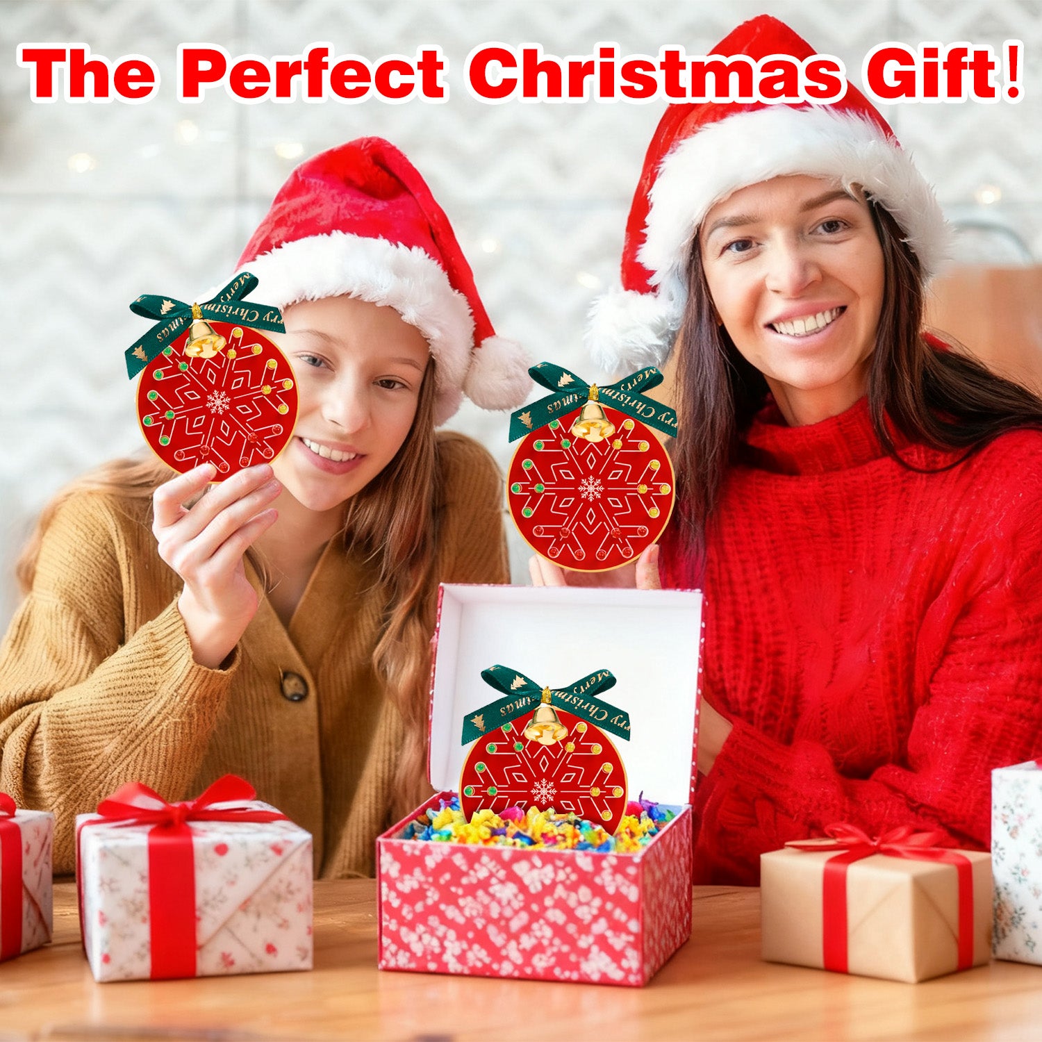 Treedix Christmas Soldering Kit for Beginners: DIY Flashing LED Tree & Snowflake Decoration Soldering Kit，Fun Electronic Project Kit for School and Home Teaching Learning