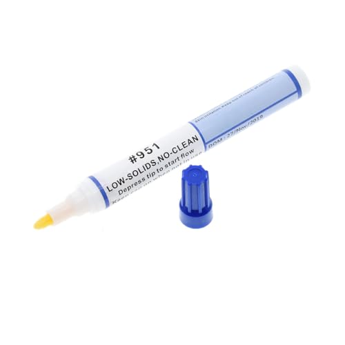 Treedix 3pieces No Clean Soldering Pen Solder Flux for Electronics Welding Repair Tabbing Wire Maintenance of PCB Board