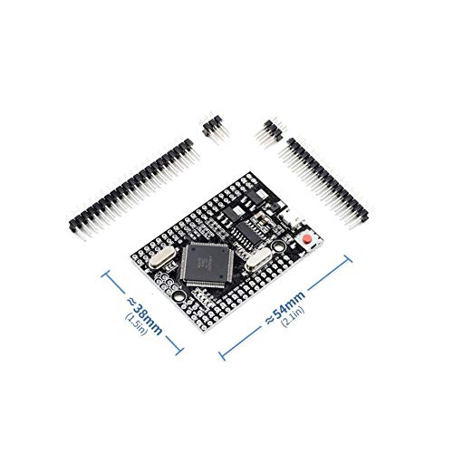 Treedix MEGA 2560 PRO Board Embed CH340G/ATmega2560-16AU Chip compatibile con progetti Arduino Mega2560