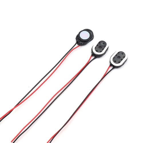 Treedix 4pcs 1 Watt 8 Ohm Cavity Mini Speaker Full-Range Cavity Advertising Machine Small Speaker 3.3V 5V with JST-PH2.5mm-2 pin Interface for Arduino Small DIY Electronic Projects