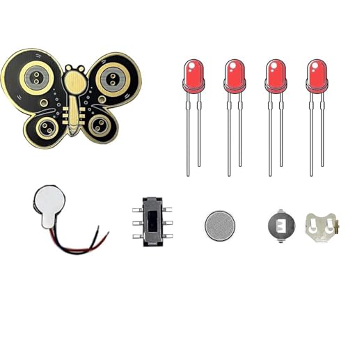 Treedix Soldering Practice Kit DIY Electronics Project Kit Circuit Board with Battery for Beginner Adults Learning Training Teaching Fun Projects