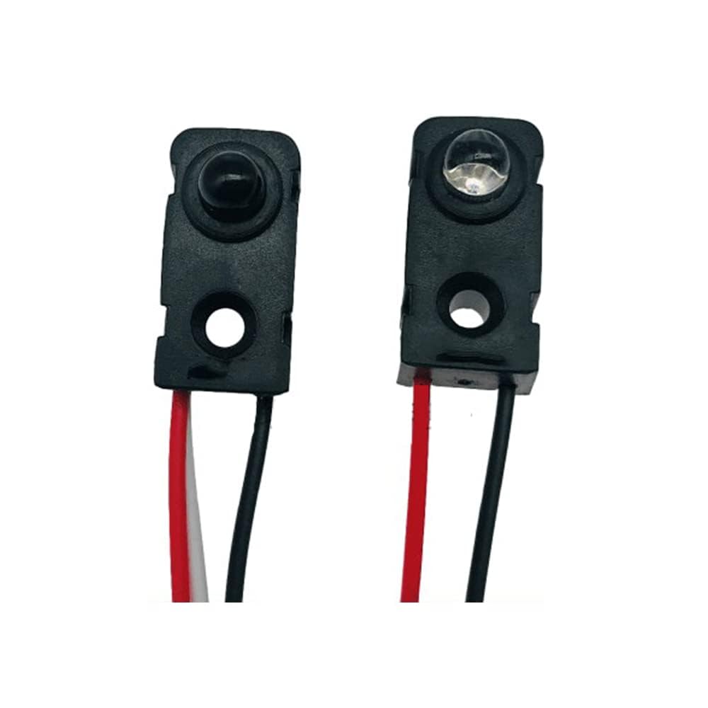IR Break Beam Sensor 3MM LEDs Counting Module Split Through-Beam Photoelectric Switch (50cm Projection Distance)