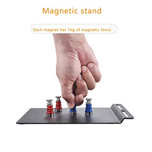 Treedix Magnetic Helping Hands Soldering 4 PCB Circuit Board Holder and Flexible Helping Arms for Electronic Repair Hobby Craft Cell Phone Motherboard Clamp Fixture Repair Tool