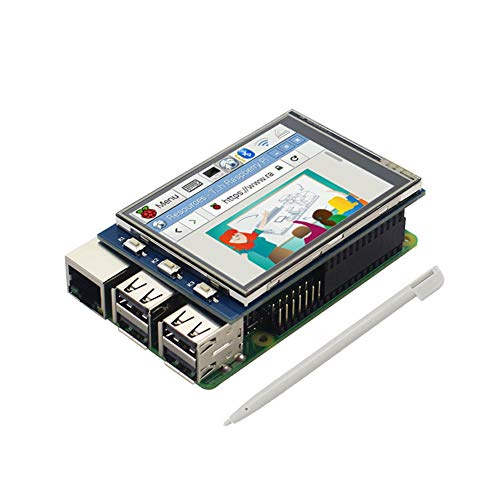 Treedix 2.8インチ TFT LCDディスプレイ SPIインターフェース TFT抵抗タッチスクリーン カラースクリーン タッチパン付き Raspberry Pi 4B /3B+と互換性あり