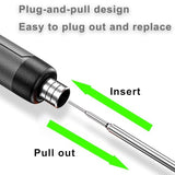 Treedix Mini Cordless Soldering Iron Kit Portable Soldering Iron 3 Temperature Adjustment Soldering Iron Tool Kit USB Rechargeable 8-10W for DIY Electronic Equipment Soldering Projects