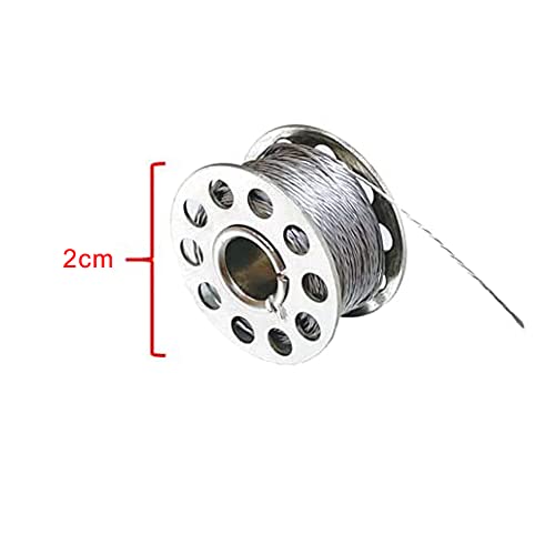Treedix 316L Conductive Sewing Thread Stainless Thin Conductive for Gloves Metal Thread Reflective Thread-2 Ply 4m/13.1ft 4Ω/m