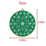 Treedix Soldering Practice Kit DIY Christmas Tree Decoration Soldering Kit, Snowflake Shape Red Green and Yellow LED Flashing Lights, Fun Electronic Project Kit for School and Home Teaching Learning