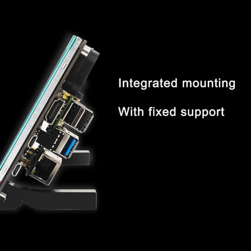 Treedix 7-Zoll-Touchscreen-Monitor 1024 × 600 HDMI IPS LCD Tragbares Touchscreen-Displaypanel Kompatibel mit Raspberry Pi 5 4B 3B+, Jestin Nano, unterstützt Win10/8/7