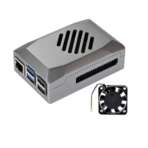 Treedix ABS 保护套适用于树莓派 5 PWM 速度控制冷却风扇,兼容 Raspberry Pi