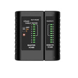 Treedix ネットワーク ケーブル テスター イーサネット ケーブル テスター ツール 導通テスター RJ45 RJ11 付き CAT5 CAT6 電話回線テスト用 (ブラック)