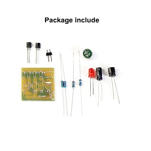 Treedix Solder Projects DIY Electronics Kits Electronic Voice-activated LED Flash Production Kit Learning Kit DIY Electronic Kit