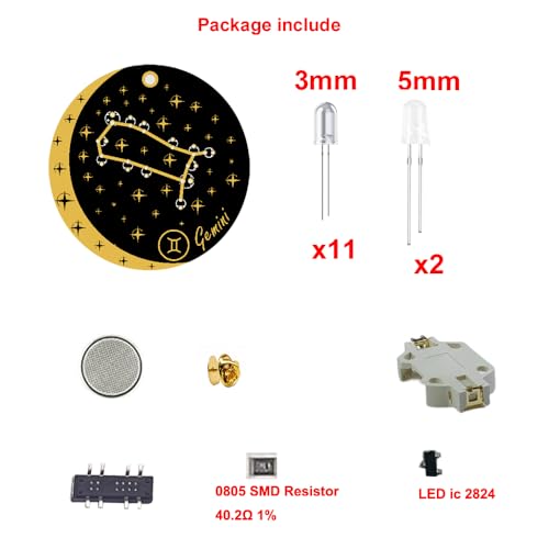 Treedix Soldering Practice Kit Star Signs Electronics DIY Soldering Pr ...