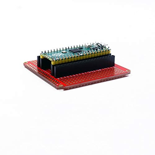 Treedix Raspberry PI PICO 拡張ボード PCB シールドボード 金メッキ仕上げ ピンヘッダー付き 互換