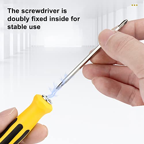 Treedix 6-in-1 Multifunctional Screwdriver Set Portable multi-purpose screwdriver Strong Magnetic Precision Multi-Head Screwdriver, Manual Repair Tool