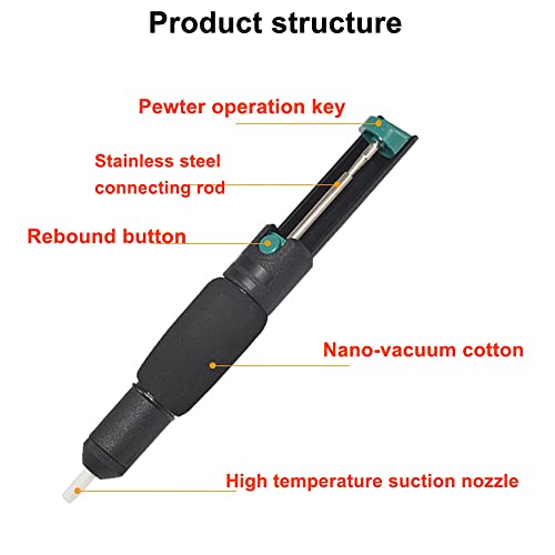 Solder Sucker Tool Desoldering Pump Desoldering Vacuum Pump Solder Remover Disassemble Electrical Components