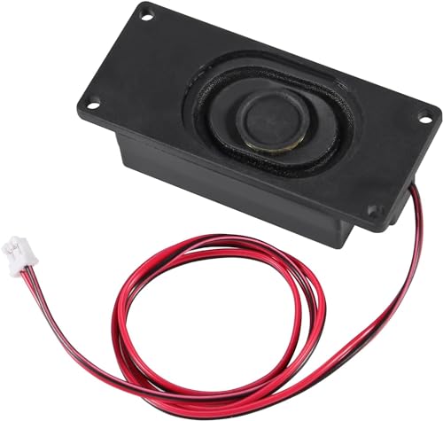 4 Stück 3 W 8 Ohm Doppelhohlraum-Minilautsprecher Tragbarer Werbemaschinenlautsprecher mit JST-PH2.0mm-2-Pin-Schnittstelle für Kompatibel mit Raspberry Pi und Arduino, EVD, Robotik