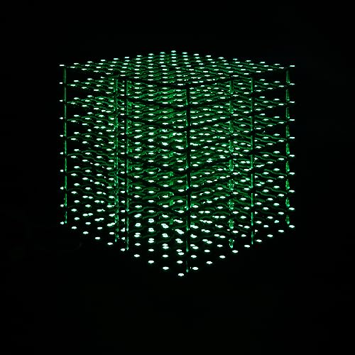 Treedix WS2812B 5050 RGB LED Light Board Led Cube Light DIY Kit Squared LED Digital Individually Addressable 5X5X5 for Children and Teenagers Learning Compatible with Arduino and Raspberry Pi
