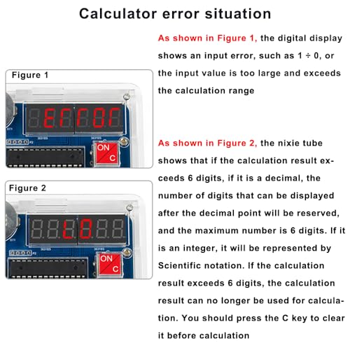 Treedix Calculator Soldering Practice Kit 2 Power Supply Modes 6 Digit Precision DIY Electronic Kits with LCD Display for College and High School Students Practice Learning