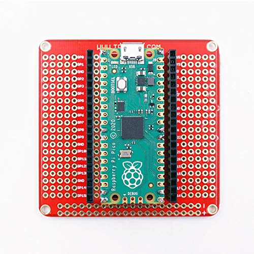 Treedix Raspberry PI PICO 拡張ボード PCB シールドボード 金メッキ仕上げ ピンヘッダー付き 互換