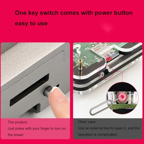 Treedix ABS 保护套适用于树莓派 5 PWM 速度控制冷却风扇,兼容 Raspberry Pi