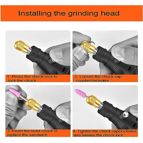Treedix Engraving Pen Portable Electric Engraving Tool Kit Adjustable Speed Charging Handheld Small Electric Grinding Pen Engraving Machine Polishing Cutting for Sanding, Polishing, Engraving