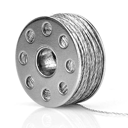 Treedix 316L Conductive Sewing Thread Stainless Thin Conductive for Gloves Metal Thread Reflective Thread-2 Ply 4m/13.1ft 4Ω/m