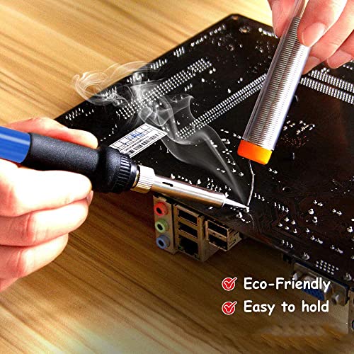 Treedix 4 Pack Rosin Core Solder Pocket Tube Solder Wire Tin Lead 0.8mm Net weight 0.43oz for Electronics, Circuit Boards