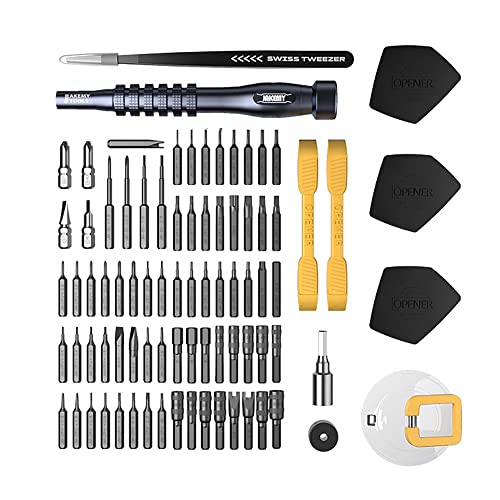 Treedix 83 in 1 Precision Screwdriver Set Electronics Repair Tool Kit for Mobile Phone Computer Game Console Repair Tool Combination Screw Batch box General Household Hand Tool Set