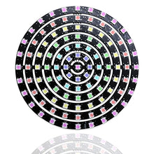 Treedix WS2812B 5050 RGB LED Ring Light 109 LEDs 7 Rings Matrix Individually Addressable Full Dream Color DC 5V for Arduino and Raspberry Pi