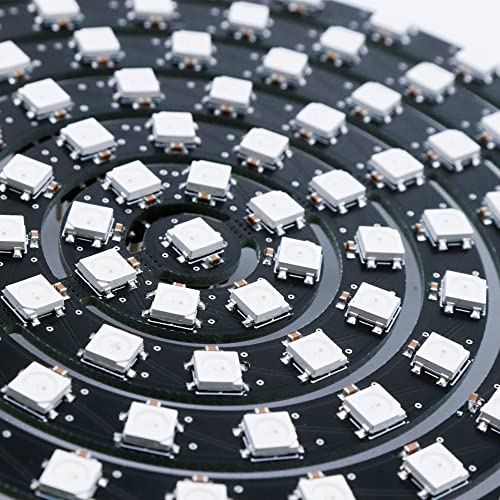 Treedix WS2812B 5050 RGB LED Ring Light 109 LEDs 7 Rings Matrix Indivi ...