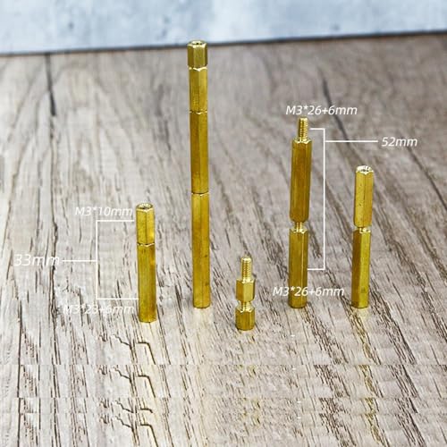 Treedix 532pcs Screw and Copper Pillar Kit M4 M3 M2.5 M2 Brass Set Screws PCB Motherboard Assortment Kit Compatible with Raspberry pi and Arduino