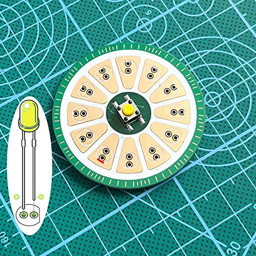 Treedix Soldering Practice Kit DIY Electronics Project Kit Circuit Board with Battery Case for Beginner Adults Learning Training Teaching Fun Projects