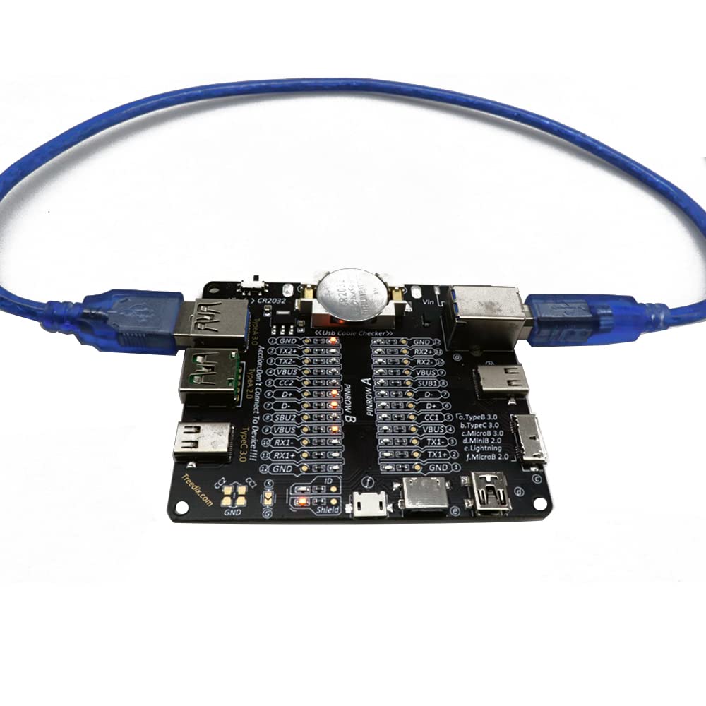 Treedix USB Cable Tester Board USB Cable Checker Data Wire Charging Te ...