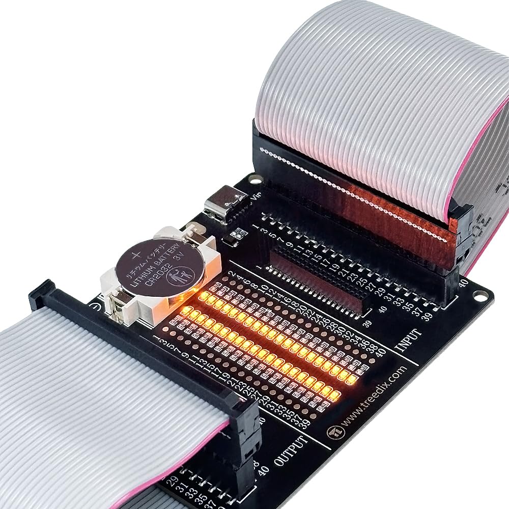 Treedix JTAG Cable Tester Board, IDC Flat Ribbon Cable Tester 20 LED I ...