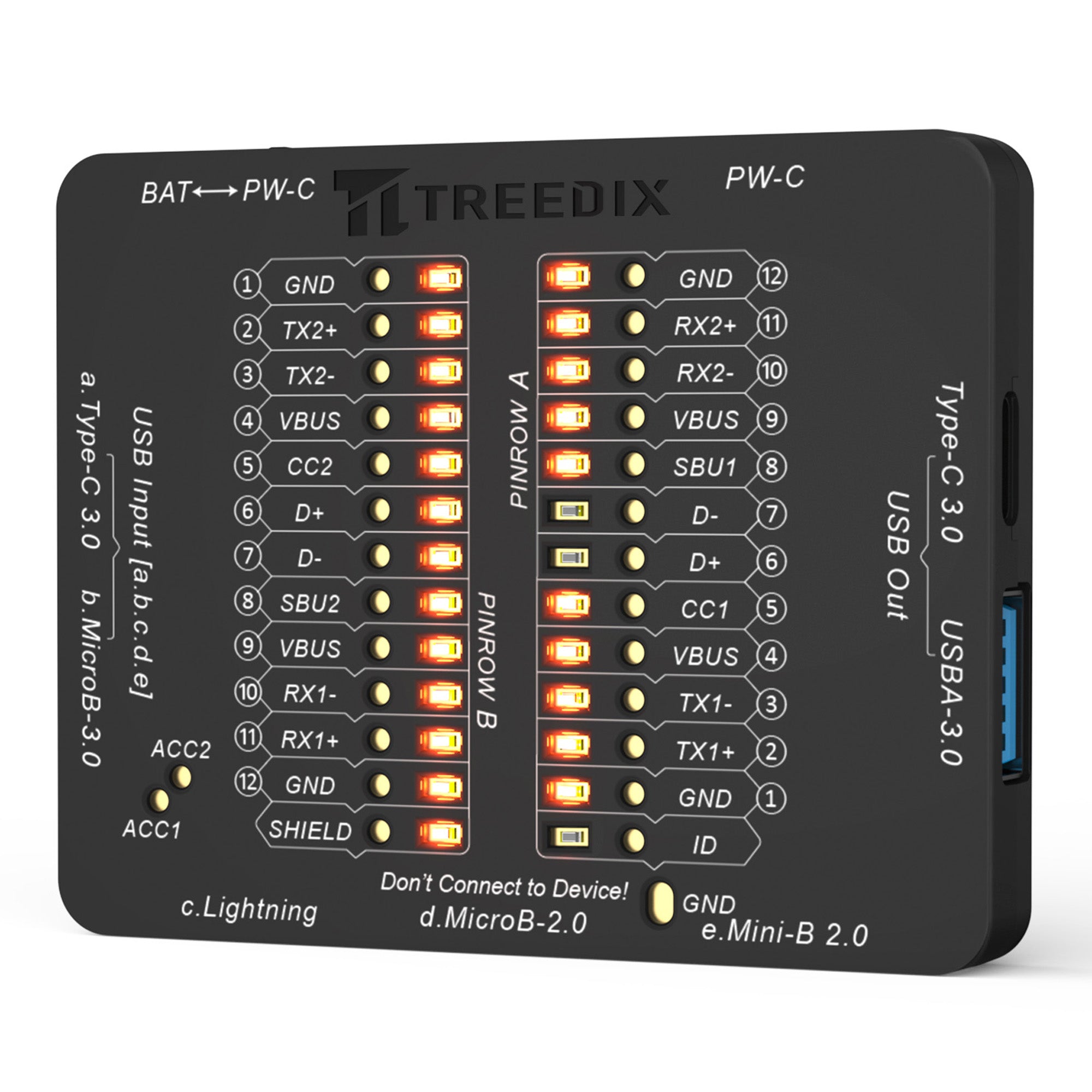 Treedix USB Cable Tester USB Cable Checker Data Wire Fast Detection fo ...