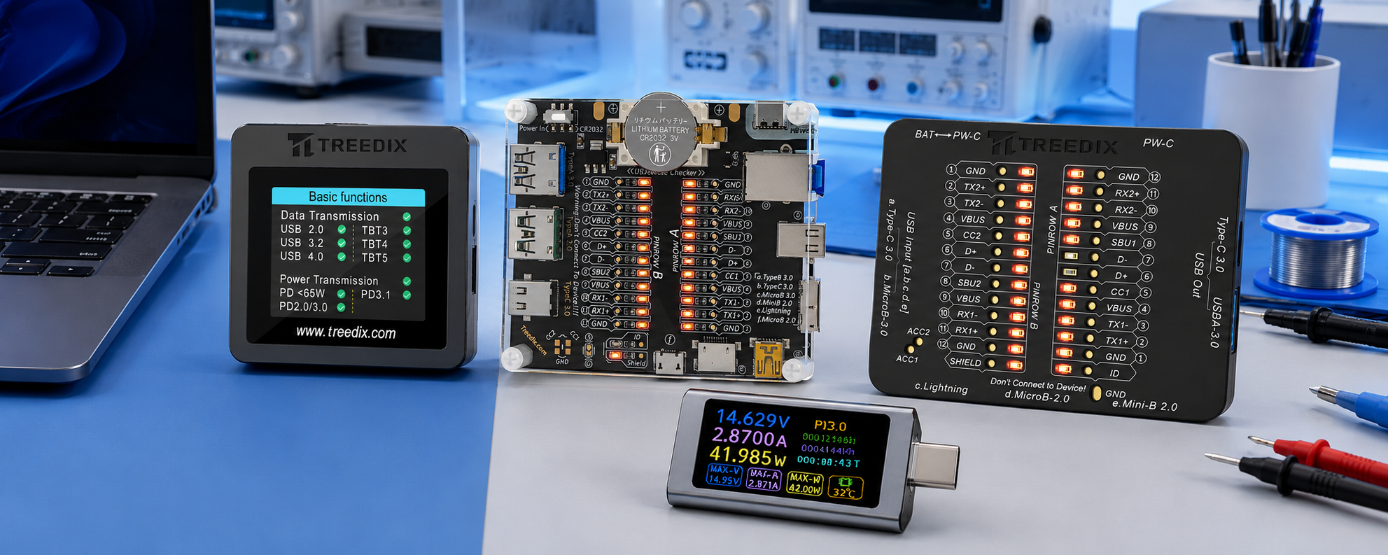 Test and measurement instruments