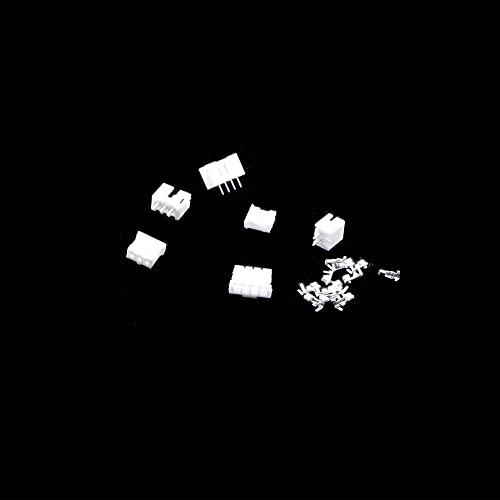 Treedix 450pcs JST PH2.0 Connector Kit with 2.0mm Pitch Female Pin Header JST PH 2Pin 3Pin 4Pin Housing JST Adapter Cable Connector Socket Male and Female, Crimp DIP Kit