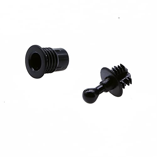 Treedix 12pair Speaker Grill Peg Kit Plastic Ball and Socket Type Grill Guides Pegs Cloth Buckle Screws Speaker Parts Accessories(12.5x11x10 mm)