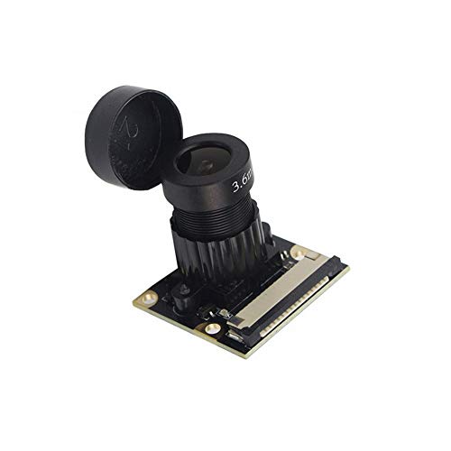 Treedix OV5647 Camera Module Adjustable Focus 5MP 1080P with Connection Cable Compatible with Raspberry Pi 2B/3A/3B/3B+/4B